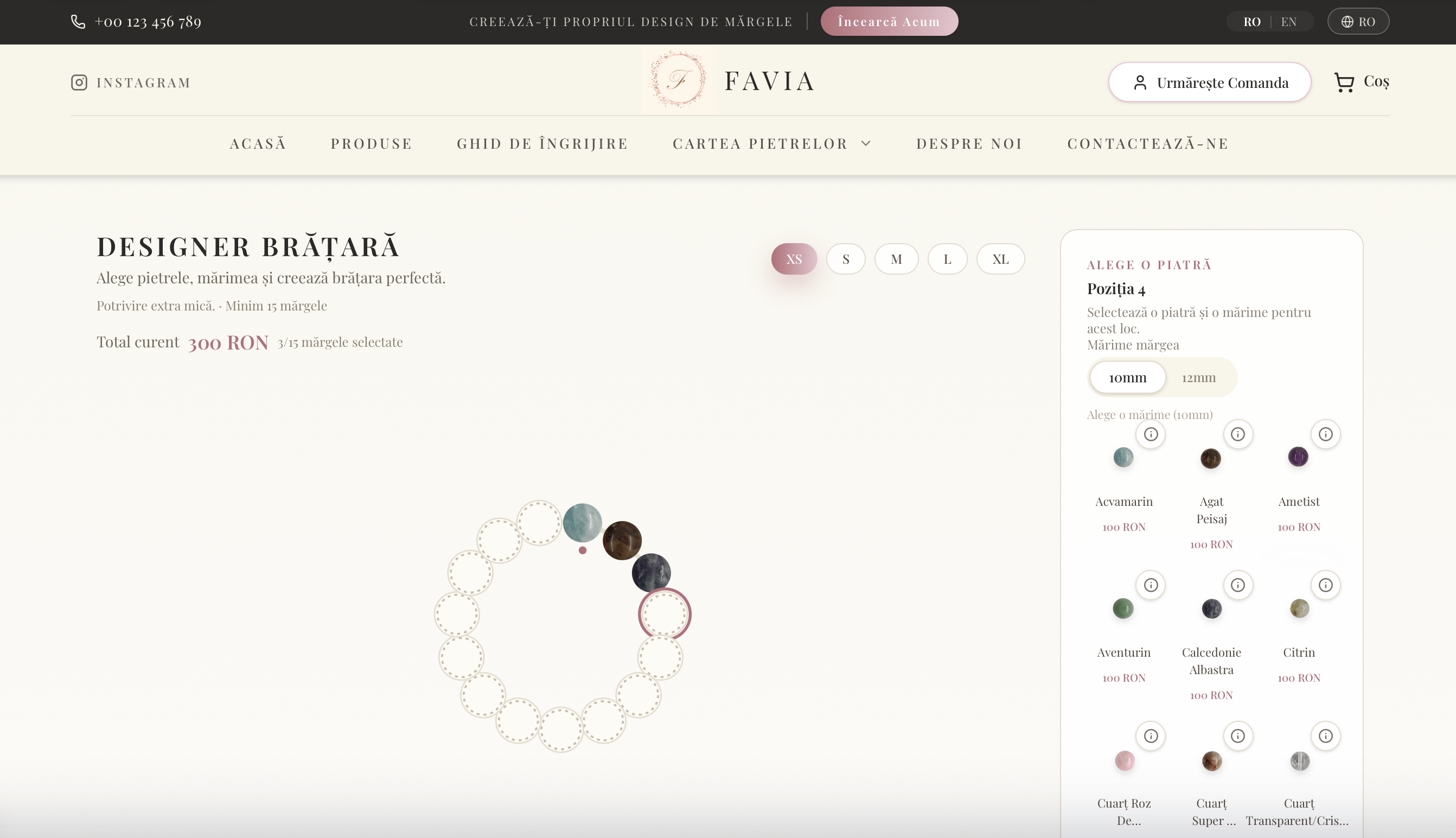 ByFavia bracelet builder